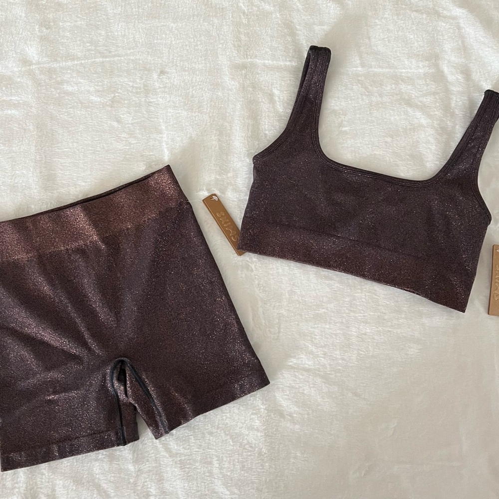 Skims soft smoothing seamless lurex set